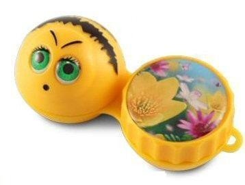 Bumble Bee 3D Contact Lenses Storage Soaking Case 