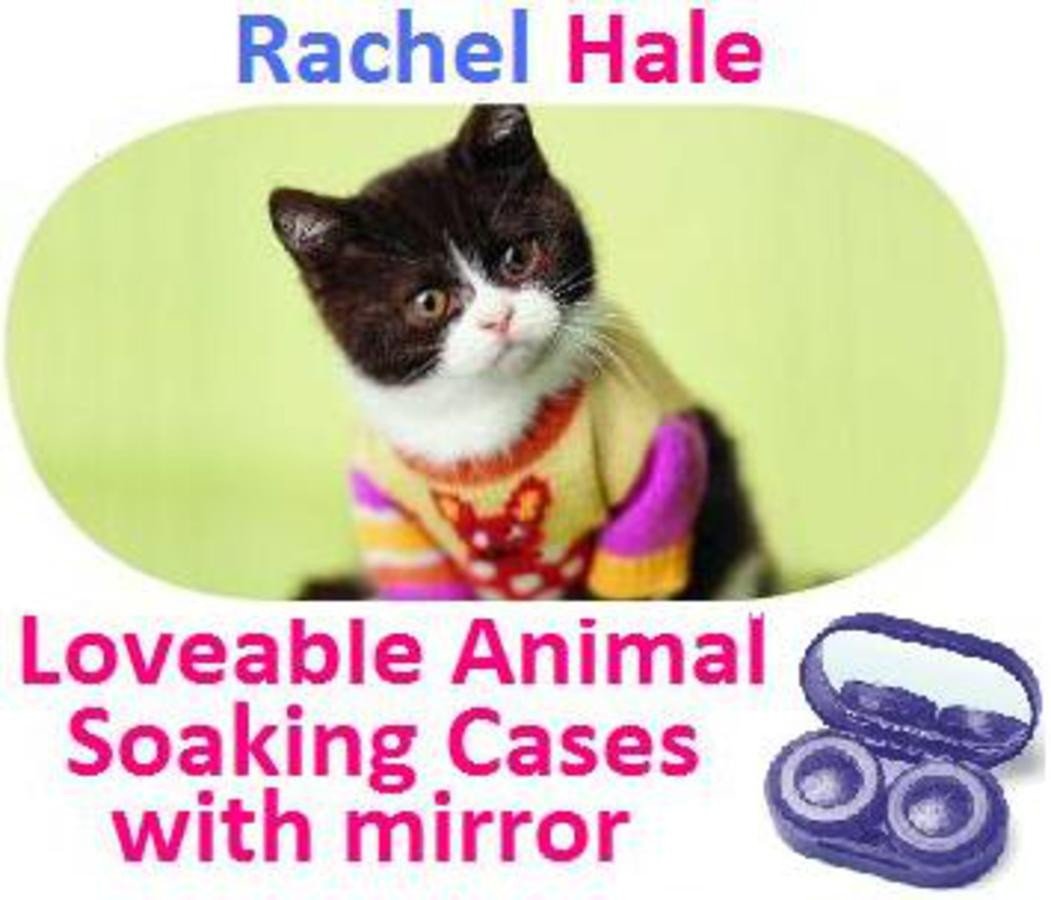Kitten In a Jumper Rachel Hale Contact Lens Soaking Case