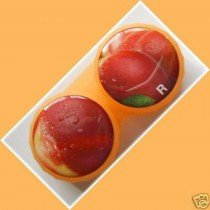 Peach Summer Fruits Contact Lens Holder For Lenses