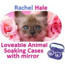 Kitten In Roses Rachel Hale Contact Lens Soaking Case