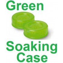 Lime Green Contact Lens Soaking Case -Translucent Style